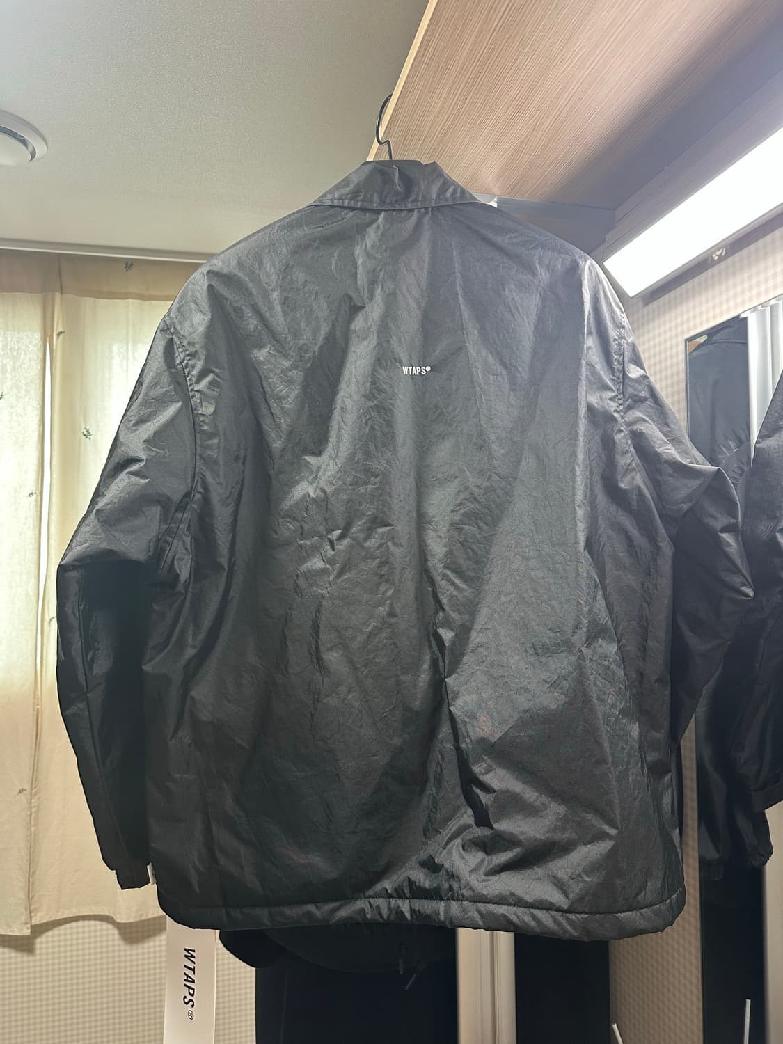 최종가격 더블탭스 보아 옥스포드 코치자켓 블랙 3사이즈 상품이미지4