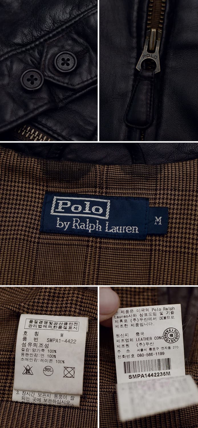 폴로 랄프로렌 클래식 맥스웰 램스킨 레더 자켓 (M / 100) 상품이미지9