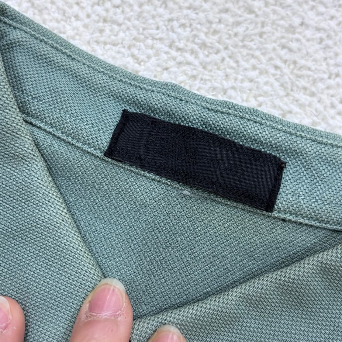 50 빈티지 삼각로고 반팔 카라 티셔츠 0317E 상품이미지3