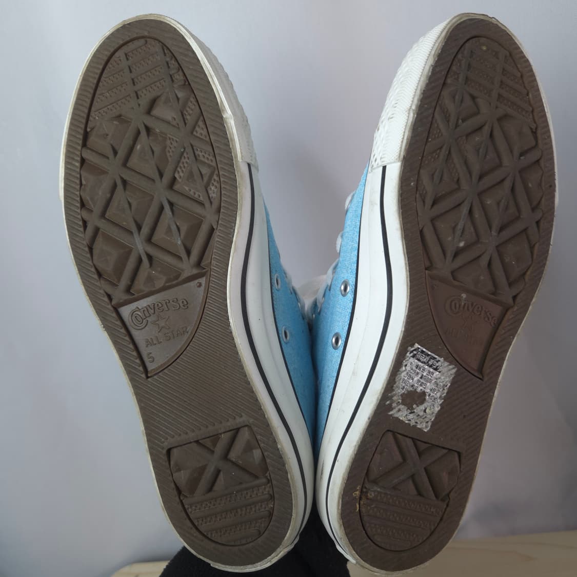 240 컨버스 척 테일러 올스타 시즈널 컬러 라이트 블루 운동화 스니커즈 상품이미지4