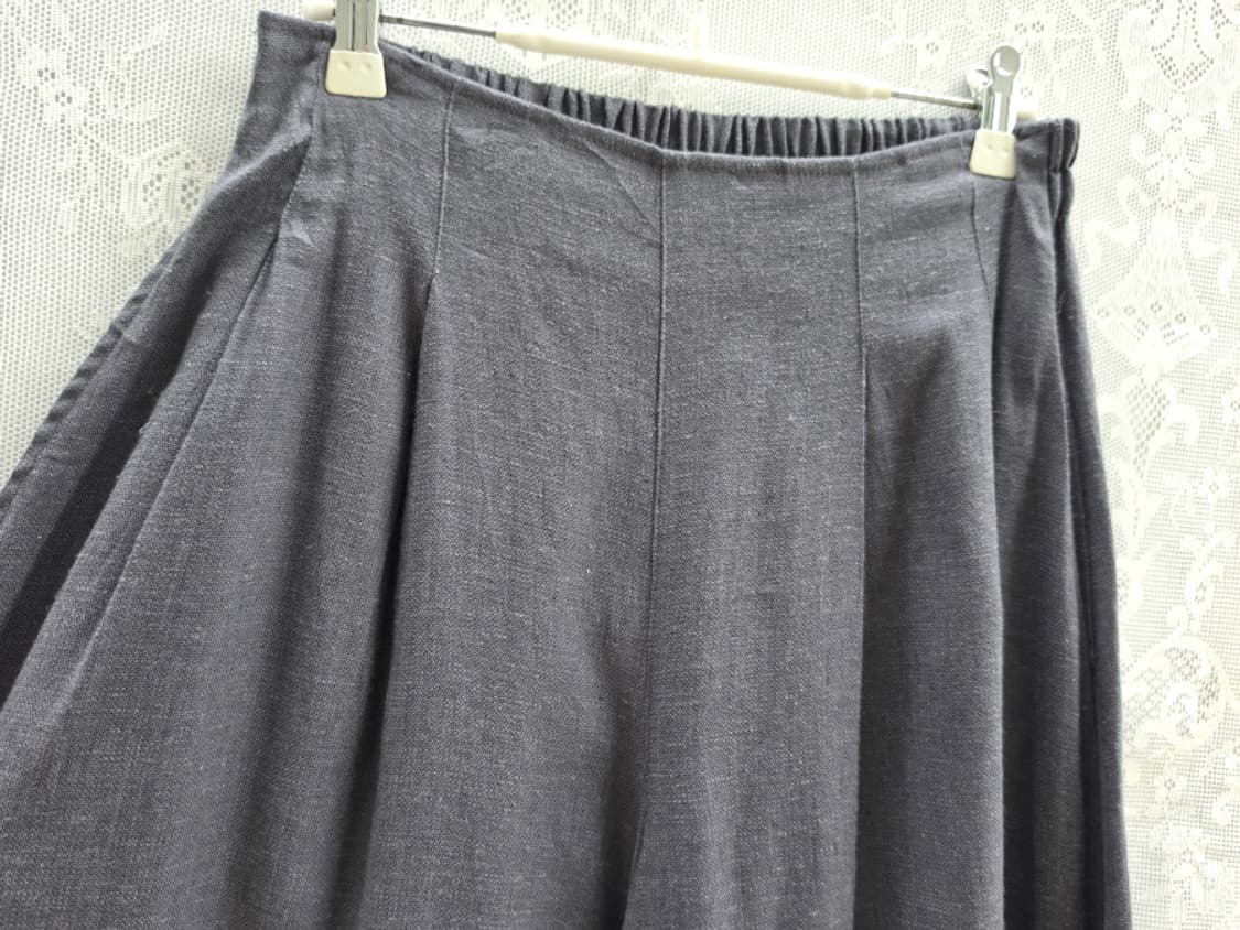 셀프서비스 와이드 리넨 치마바지 상품이미지3