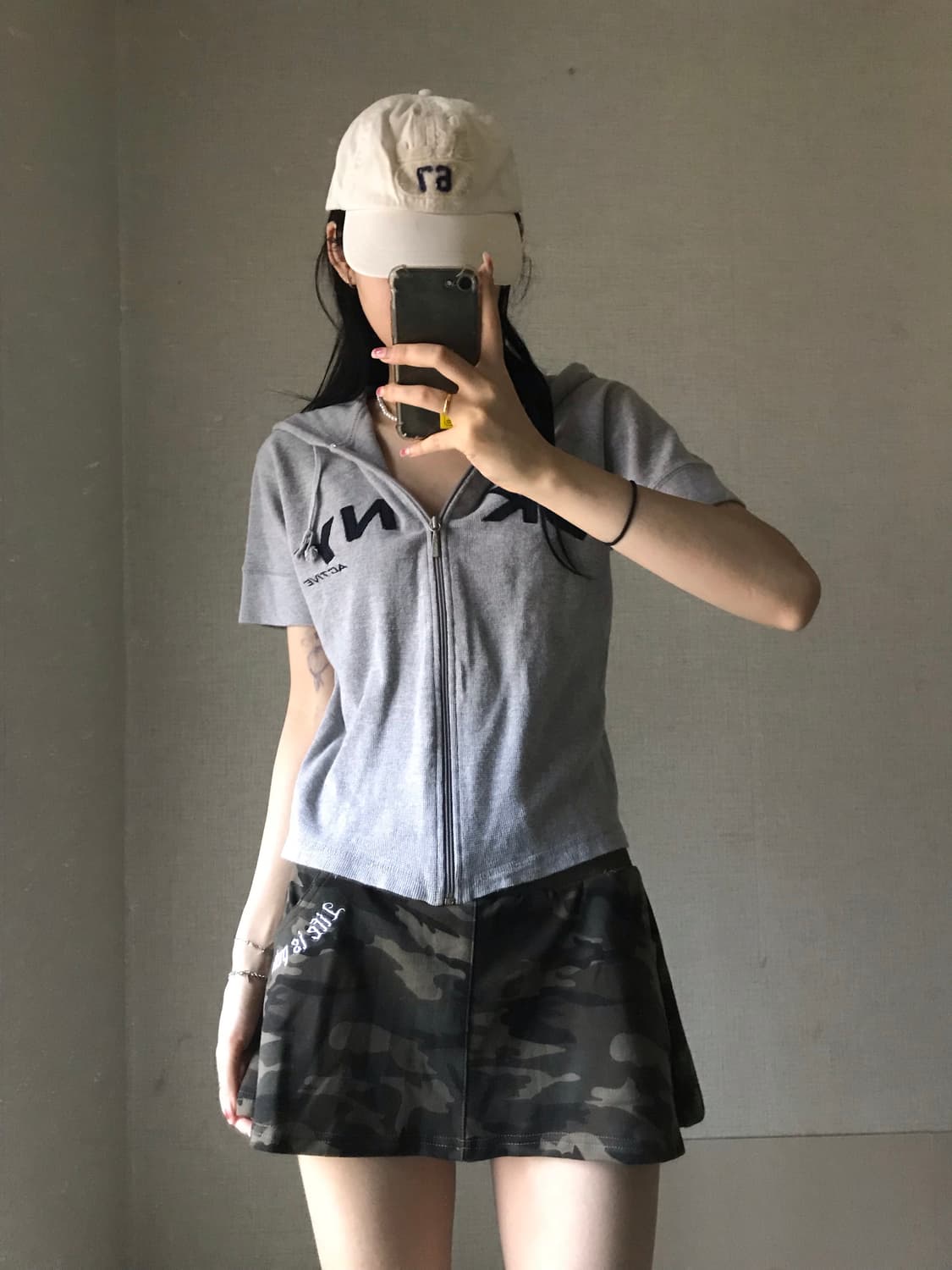 DKNY 반팔 후드집업 상품이미지3
