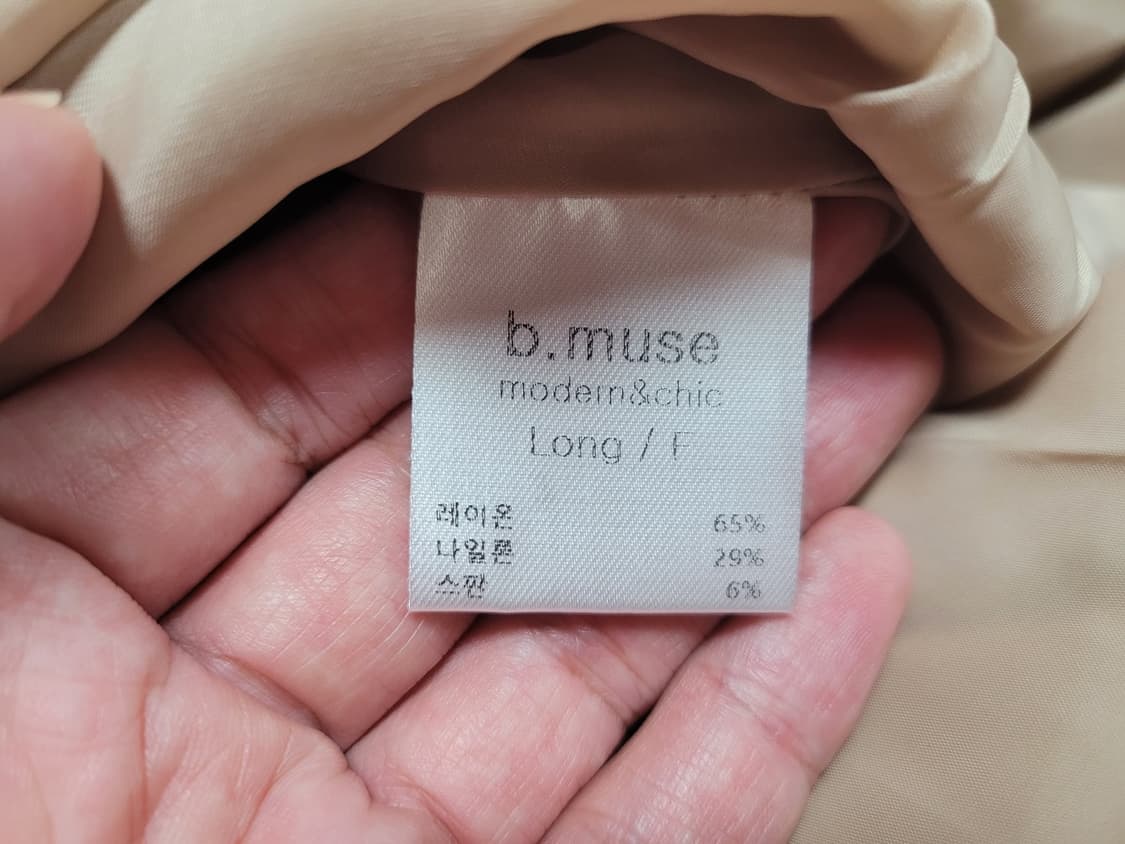 비뮤즈(B.MUSE) 베뉴엣 베이지 벨르크 원피스 롱기장 새상품 상품이미지9