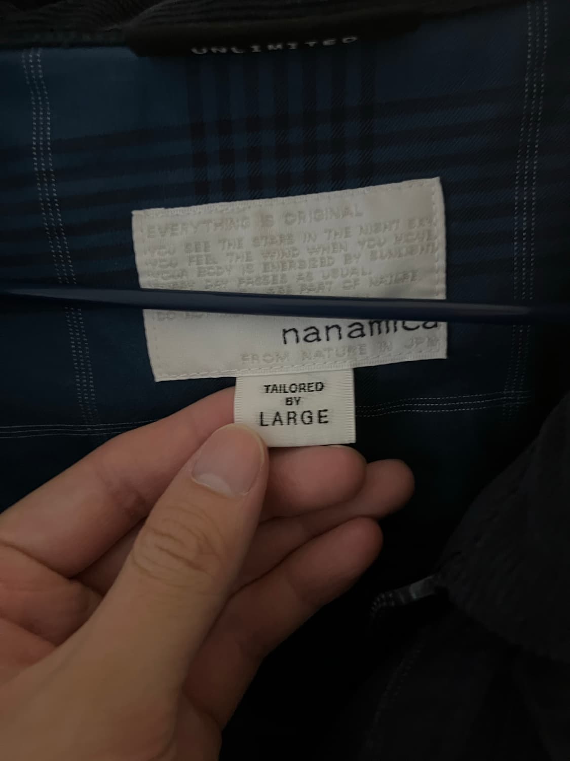 [L] 나나미카 퍼텍스 필드자켓 네이비 상품이미지4