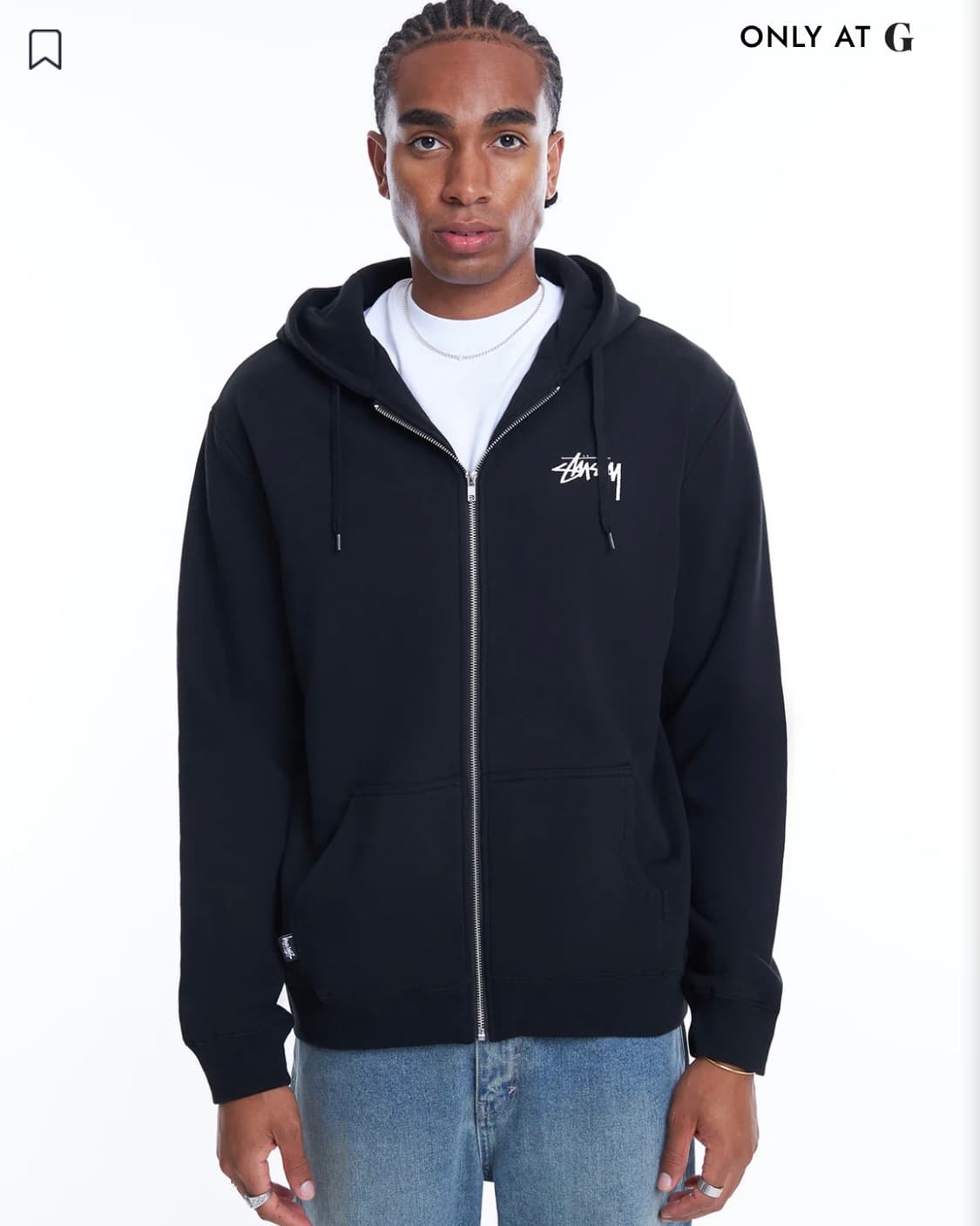 스투시 후드집업 L 상품이미지5