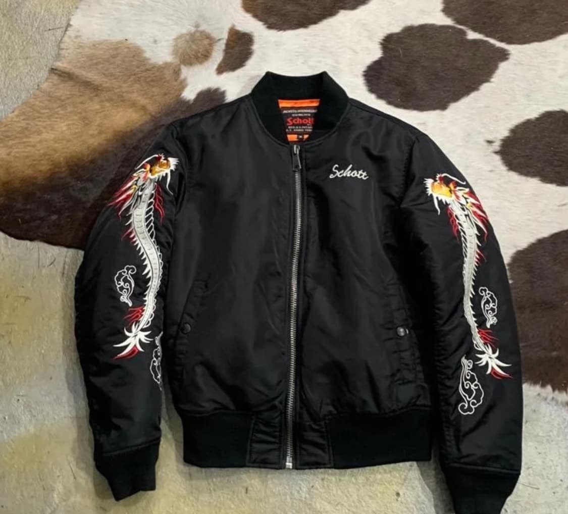 앤더슨벨 schott 항공점퍼 상품이미지1