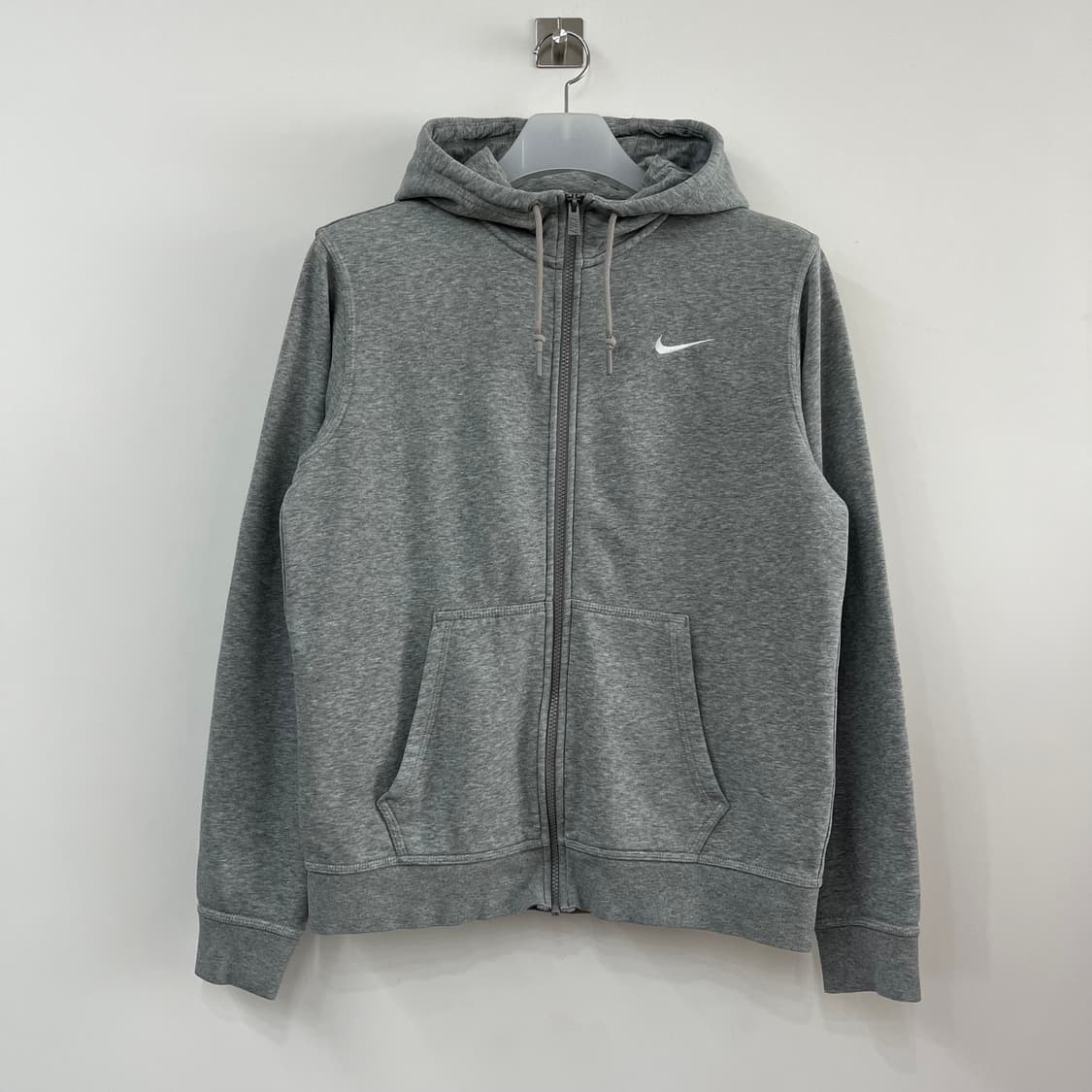나이키 자수로고 그레이 후드집업 상품이미지2