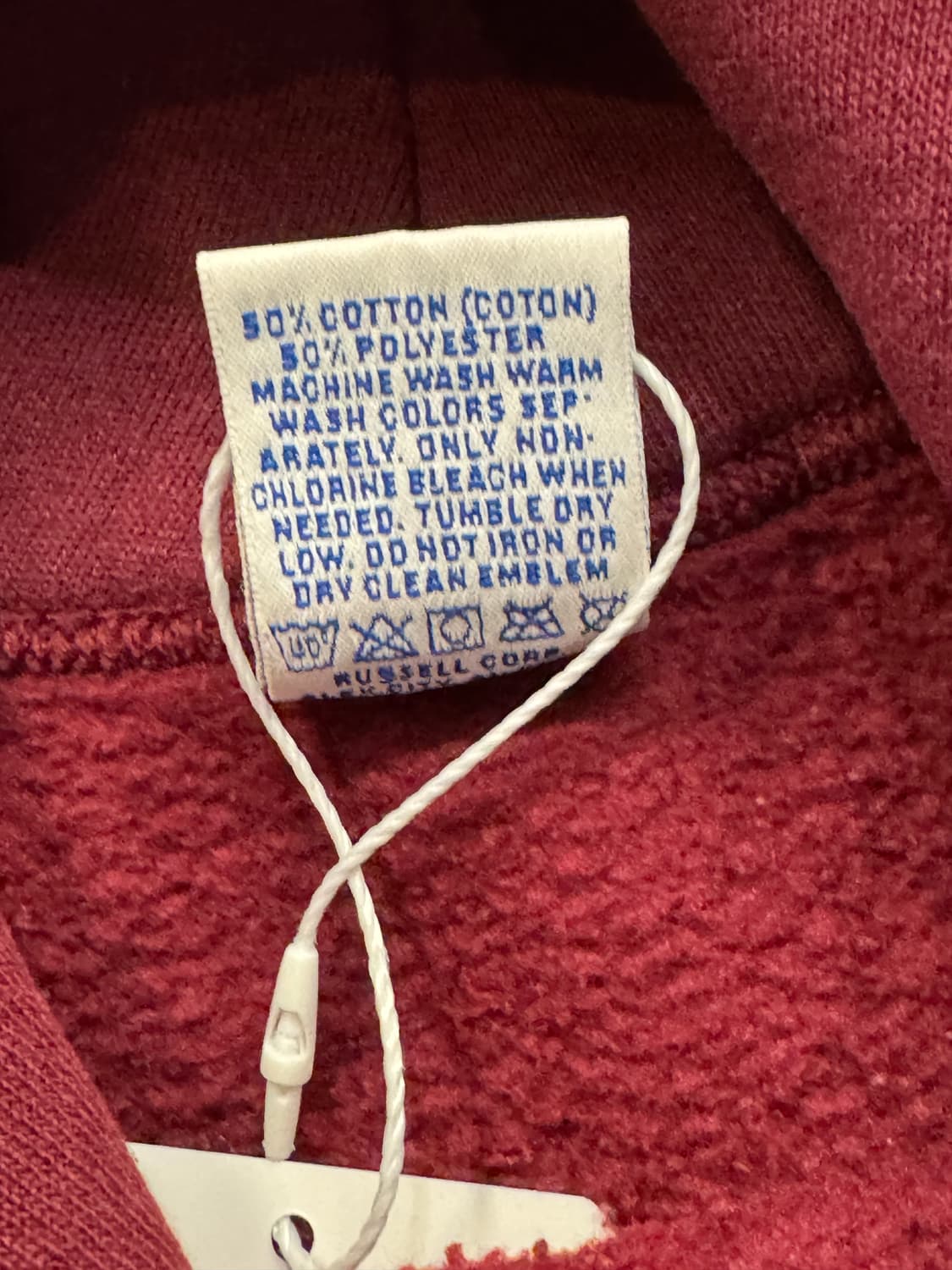 90s 러셀 포켓 후드티 usa 상품이미지6