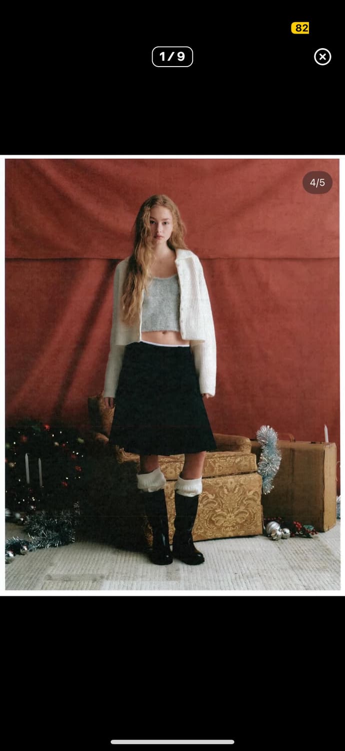 리본빛 주드 플리츠스커트 상품이미지3