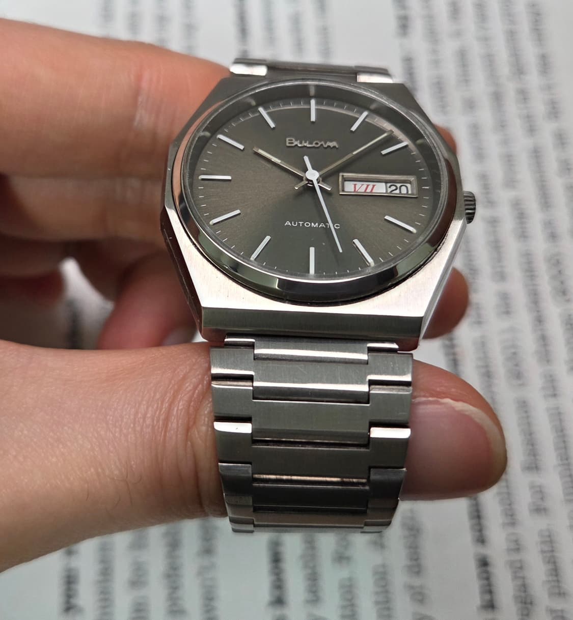 빈티지 부로바 팔각옥토 그레이 데이데이트 뻐뻐시 브슬 ver. 상품이미지10