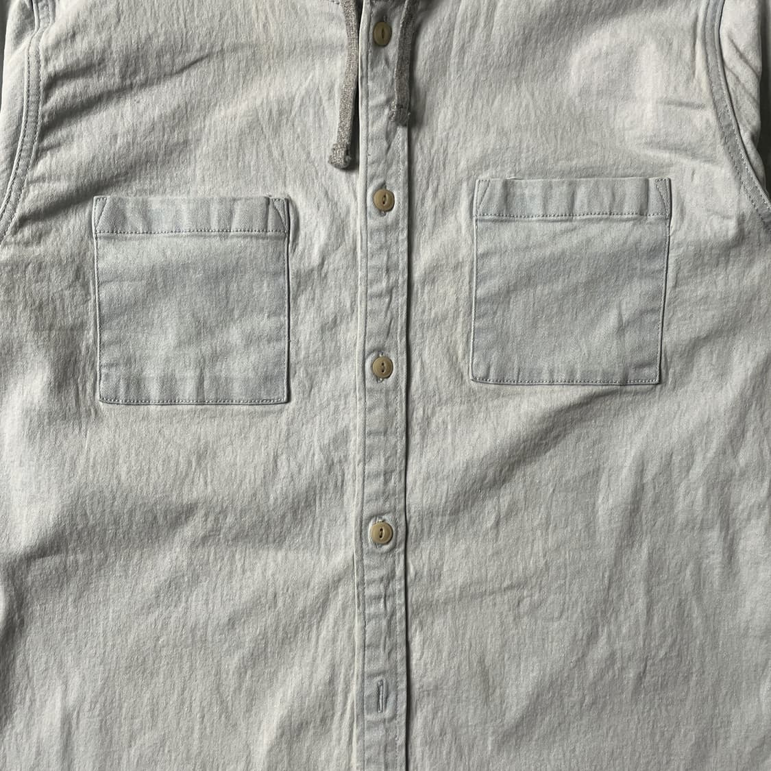 ARIZONA 아리조나 빈티지 코튼 데님 후드 셔츠 A00650 상품이미지3