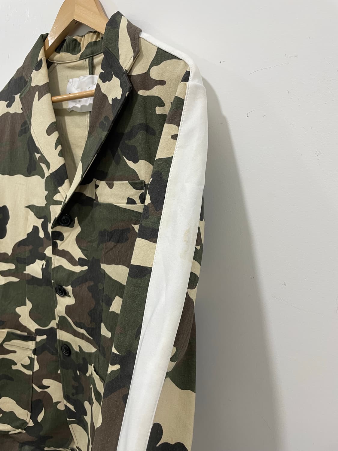 Jpn SUPERTHANKS 카모플라쥬 사이드 테이핑  블레이저 자켓 상품이미지7