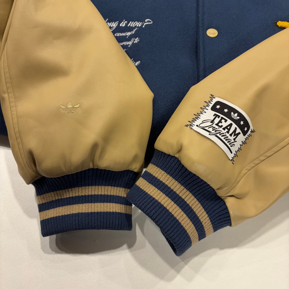 [XL] 아디다스 네이비/베이지 MC 스타디움 자켓 B951 상품이미지6