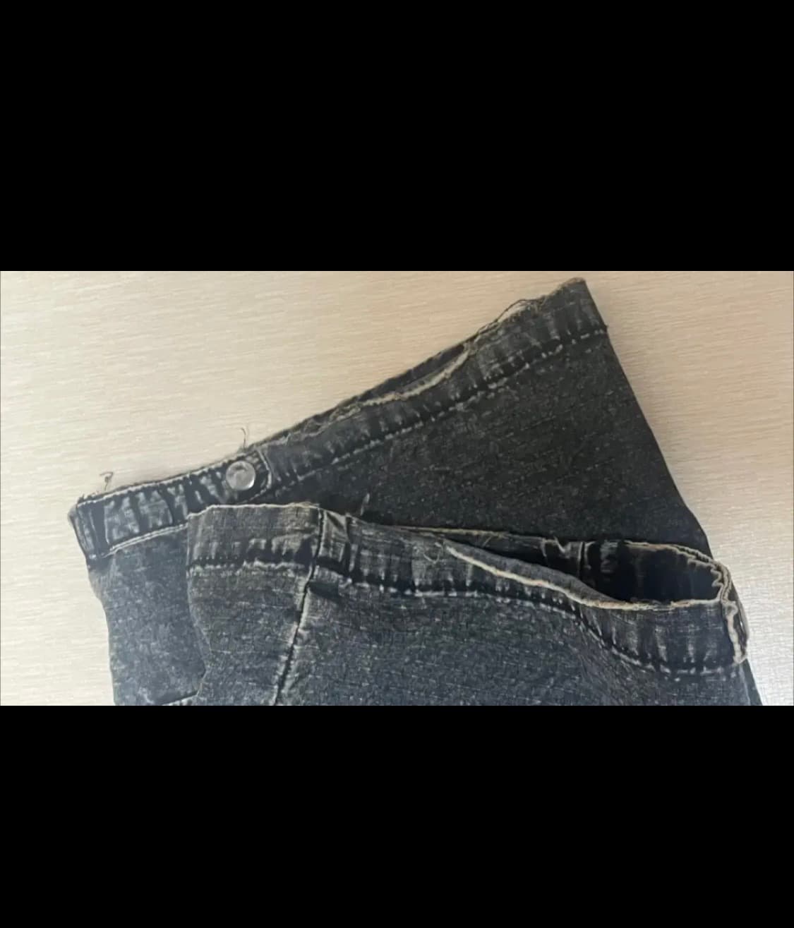 ZARA MAN 블랙 워싱 카고 와이드 팬츠 상품이미지3