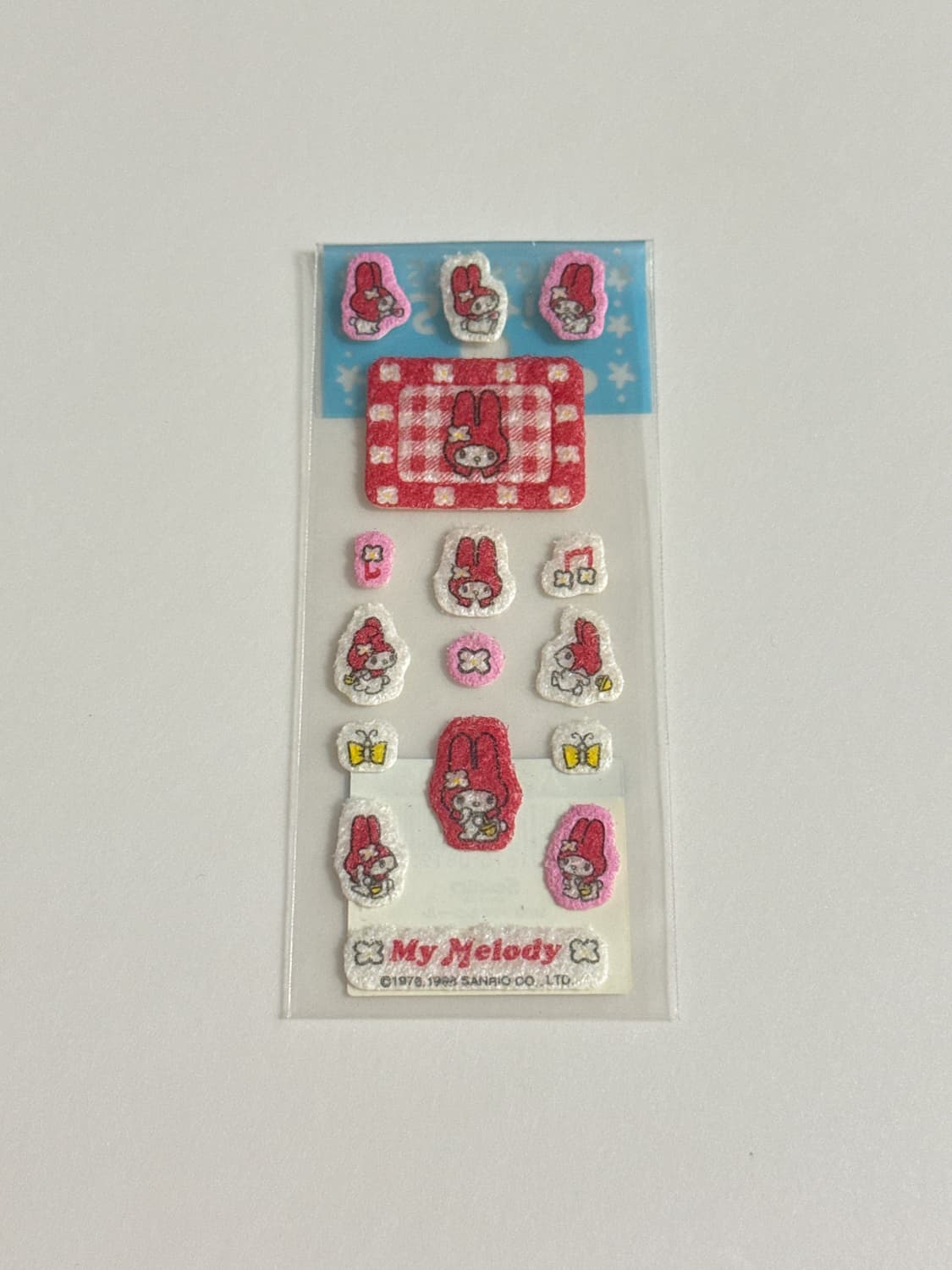 고전 마이멜로디 펠트 스티커 상품이미지1