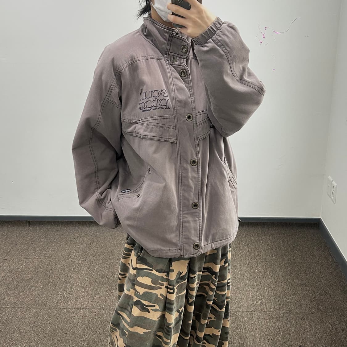 Sculptor 스컬프터 스티치 워크 봄버 자켓 상품이미지3