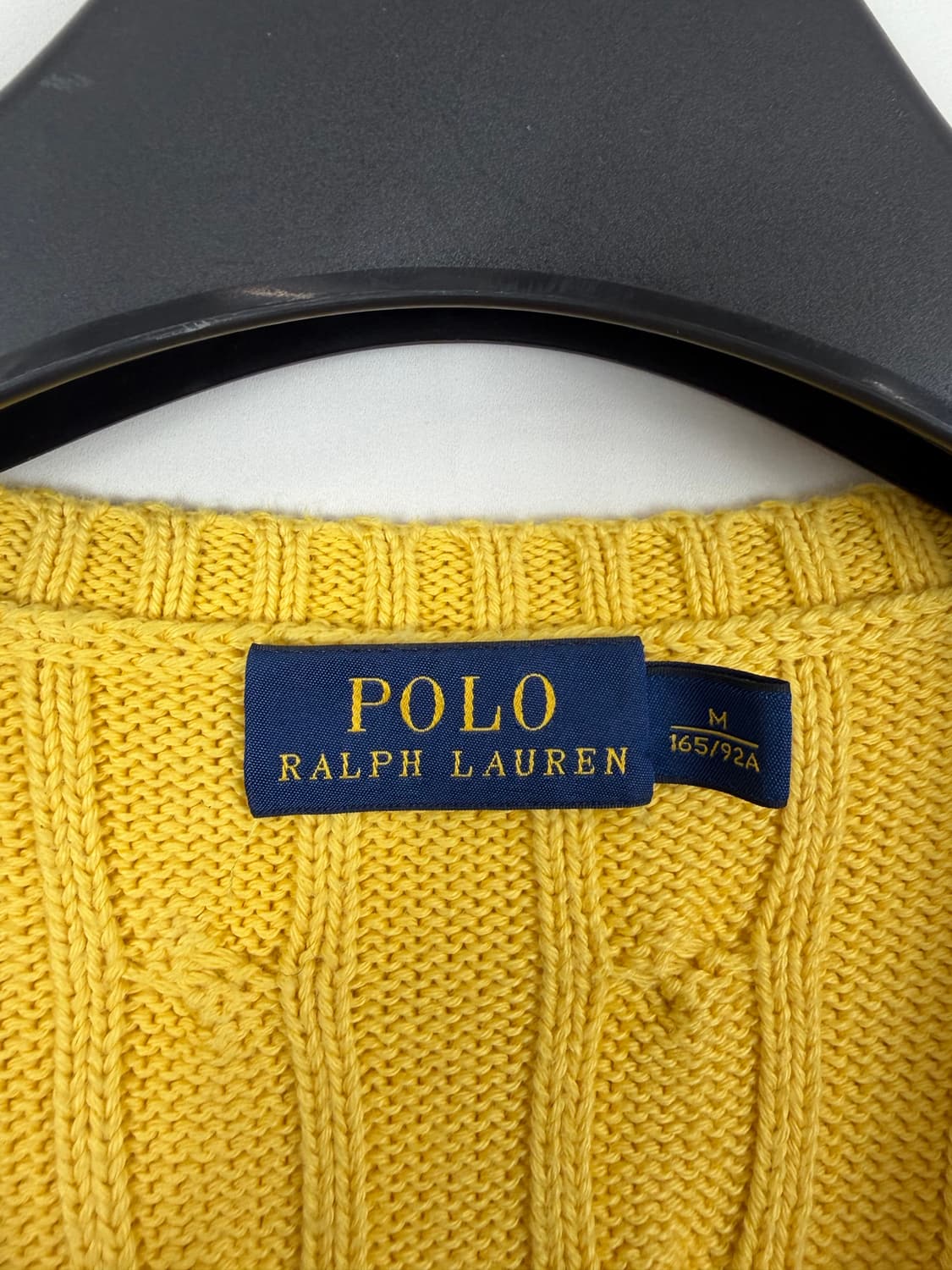 a21) 폴로랄프로렌 꽈배기 브이넥 니트 상품이미지3