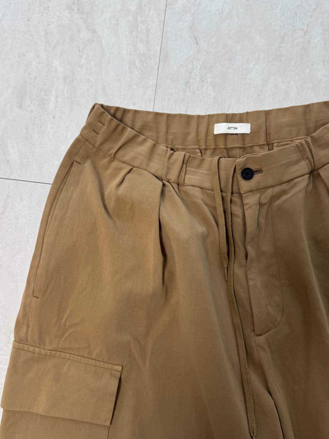 ATON SATIN PARATHUTE CARGO PANTS 상품이미지5