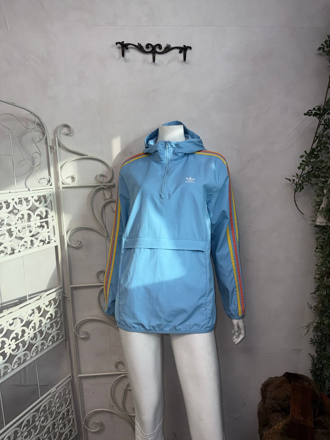 Adidas candy blue anorak windbreaker  상품이미지5