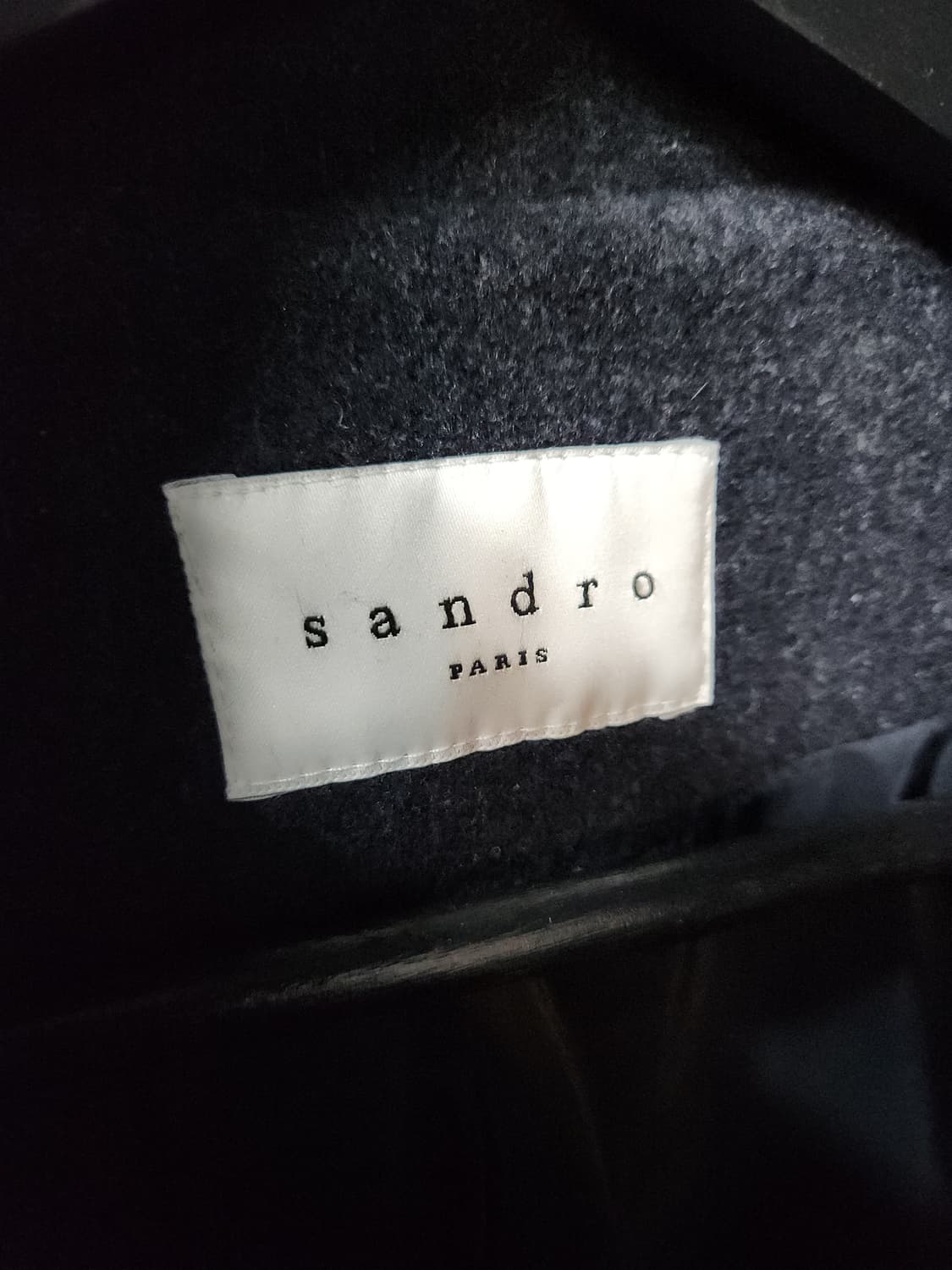 산드로 여성 울 숏코트 상품이미지4