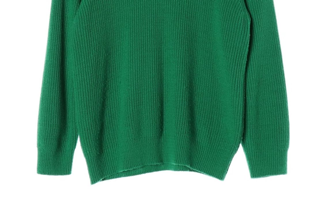 수아레 니트 그린 M 상품이미지4