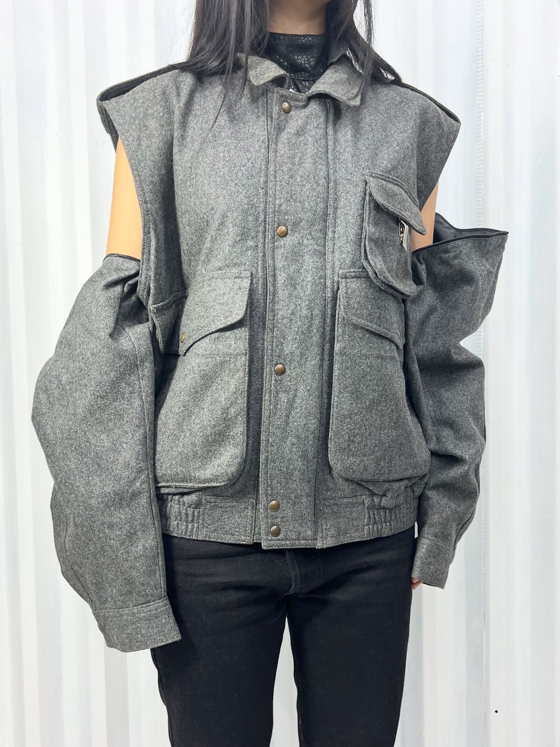 90s) Carmina 2way bomber 상품이미지1