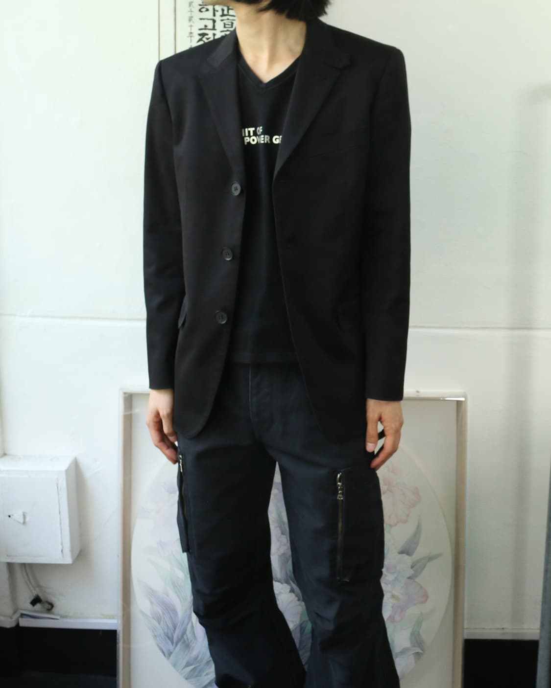 장폴고티에 블랙 코튼 블레이저 자켓 상품이미지3