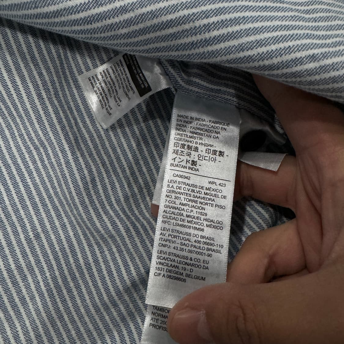 리바이스 스트라이프 셔츠 상품이미지5