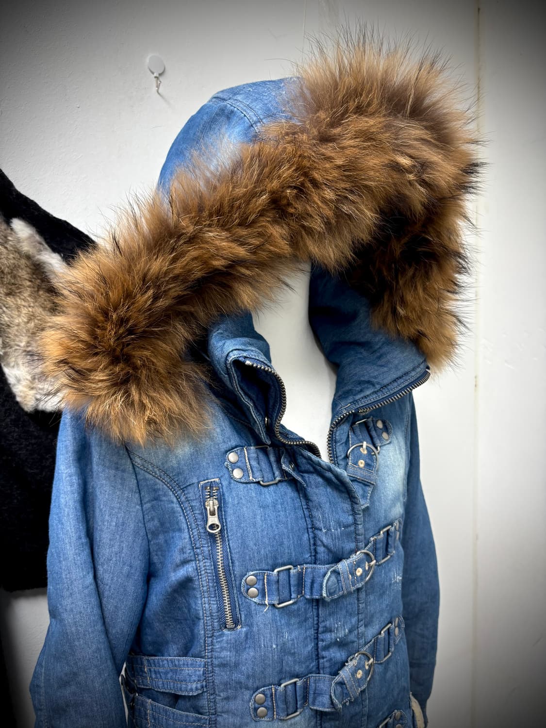 Rare 00’s Design Buckle Detail Racoon’s  상품이미지7