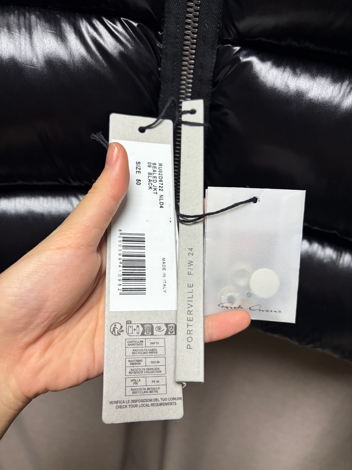 [50]릭오웬스 포터빌 김프 씰 패딩 24FW  상품이미지4