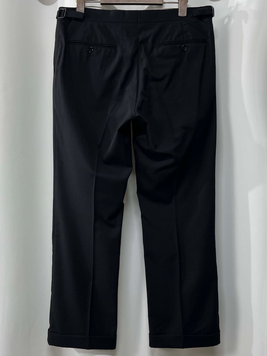 폴로 랄프로렌 이태리 메이드 블랙라벨 어드저스트 트라우저 울 팬츠 상품이미지2