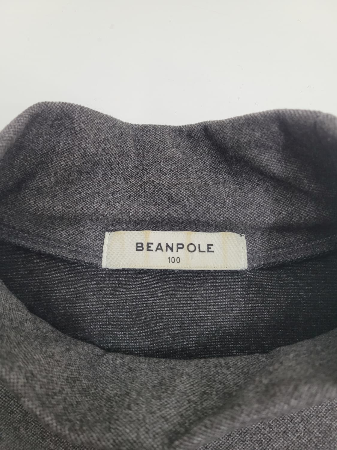 BEANPOLE 20FW 빈폴 솔리드 터틀넥 티셔즈 / 남100 진그레이 상품이미지8