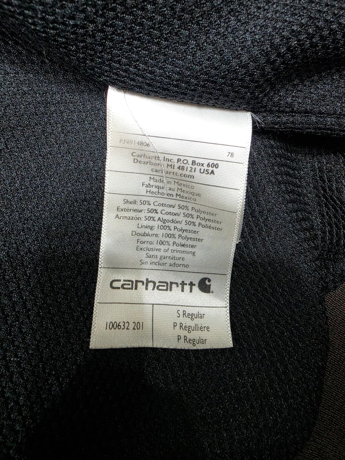 칼하트 써멀 썬페이드 후드집업 S 상품이미지10