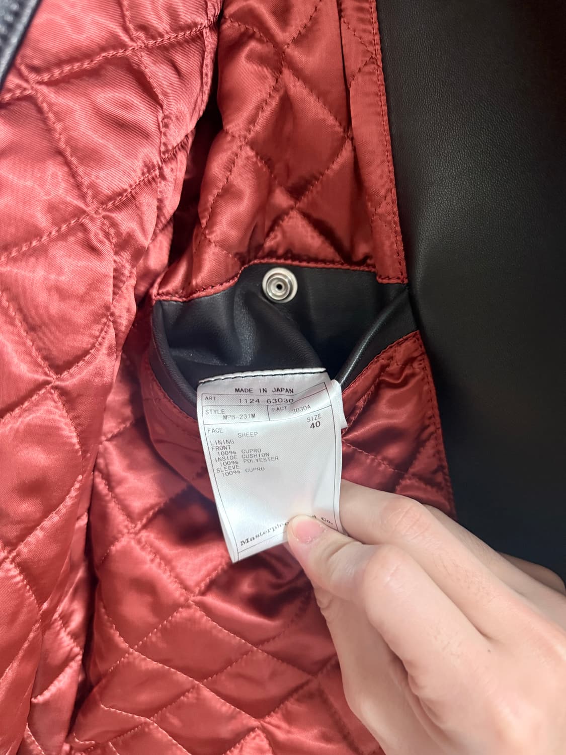 SCYE 레더자켓 40 상품이미지6