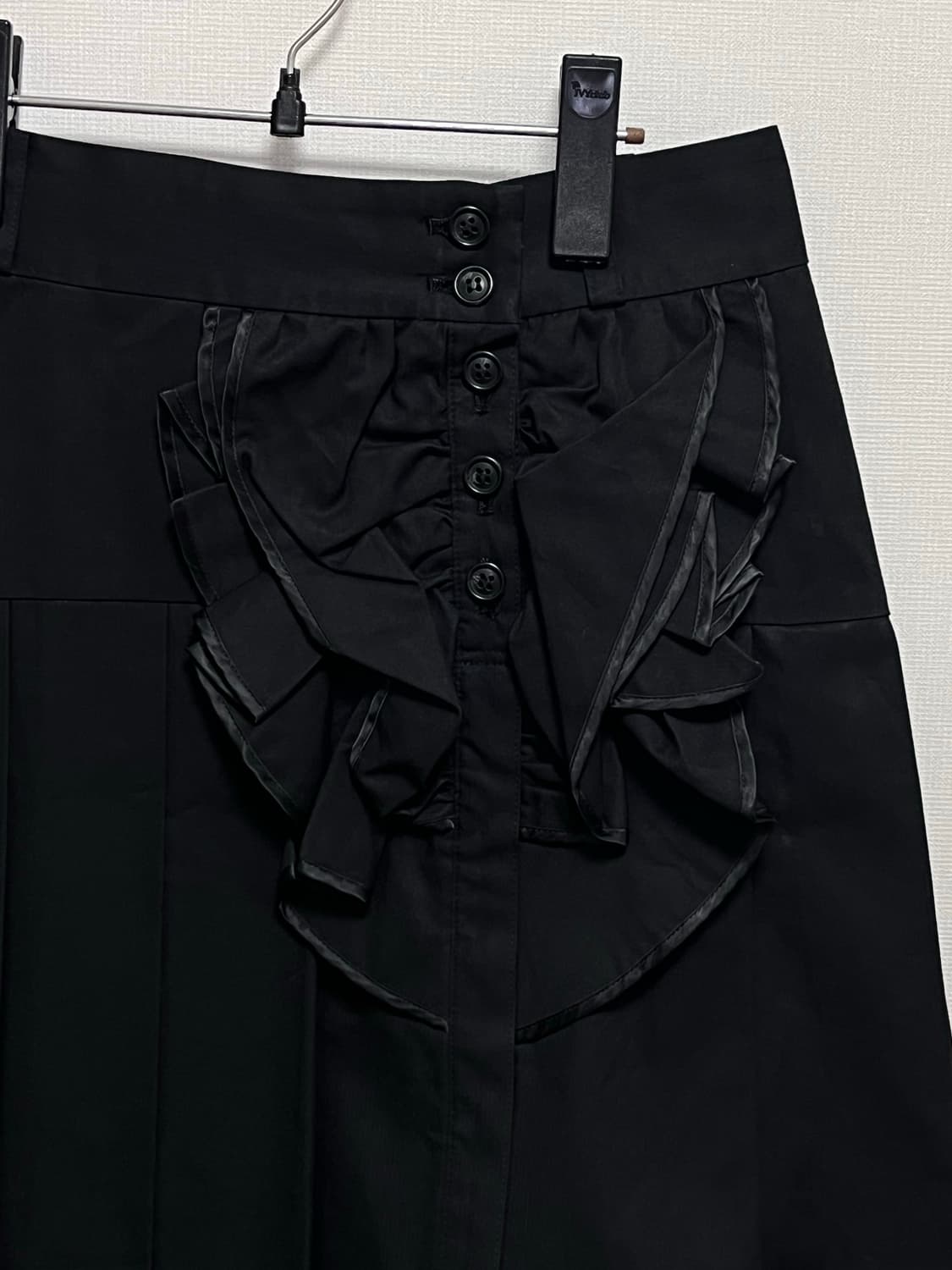 아츠로타야마 프릴 플리츠 스커트 상품이미지2