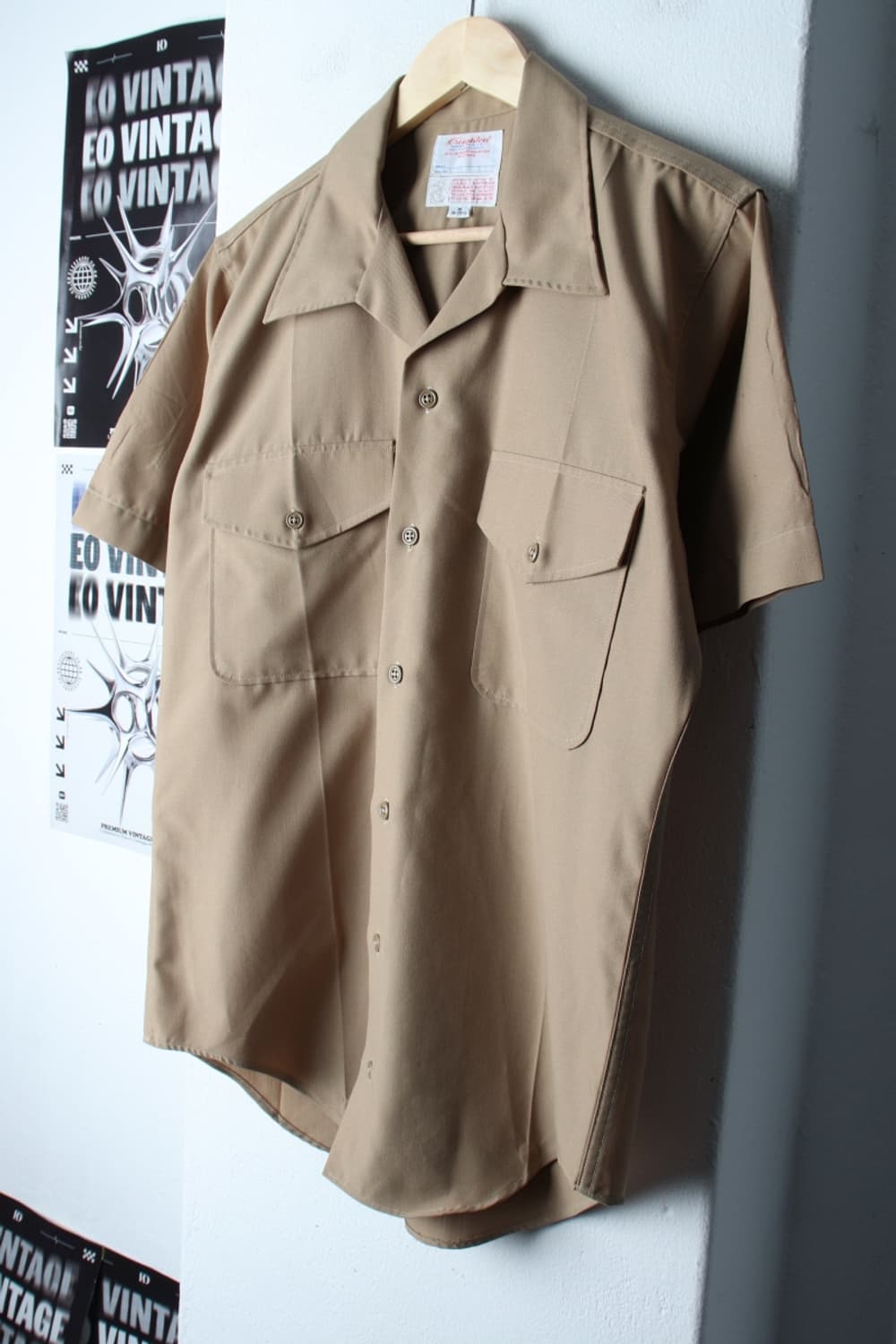 (M-L) 브랜드빈티지 반팔 카라 티셔츠 USA 70s 년대-H31783 상품이미지1