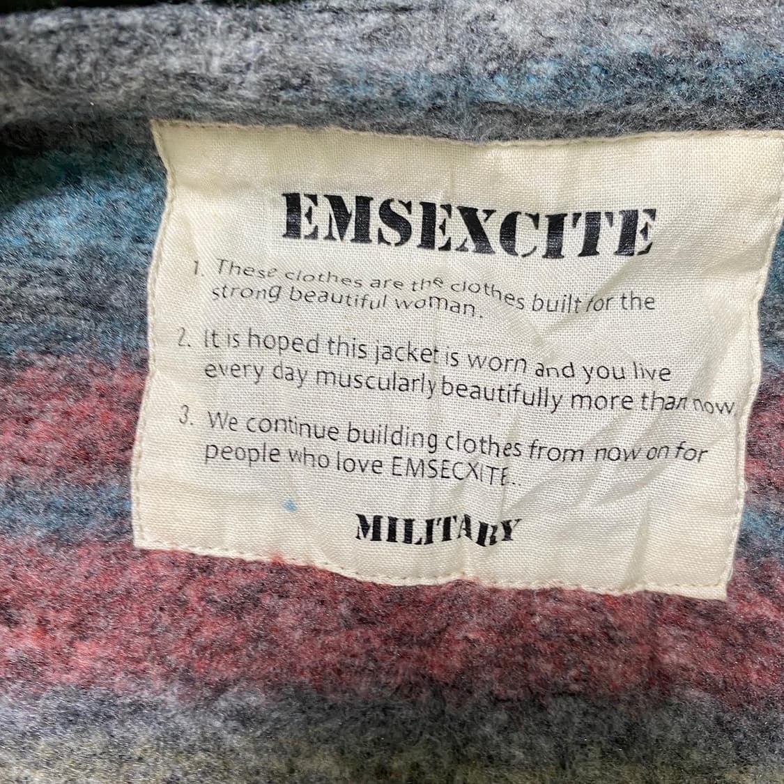 Ems Excite 스터드 밀리터리 블랭킷 자켓 상품이미지6