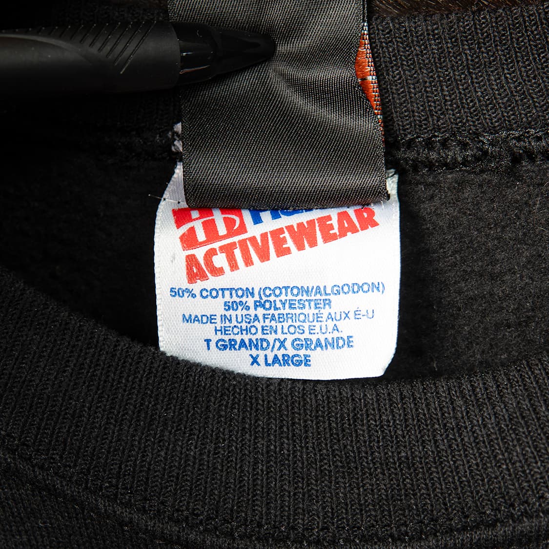 [XL] 90s 할리데이비슨 x 헤인즈 50/50 스웻셔츠 블랙  상품이미지5