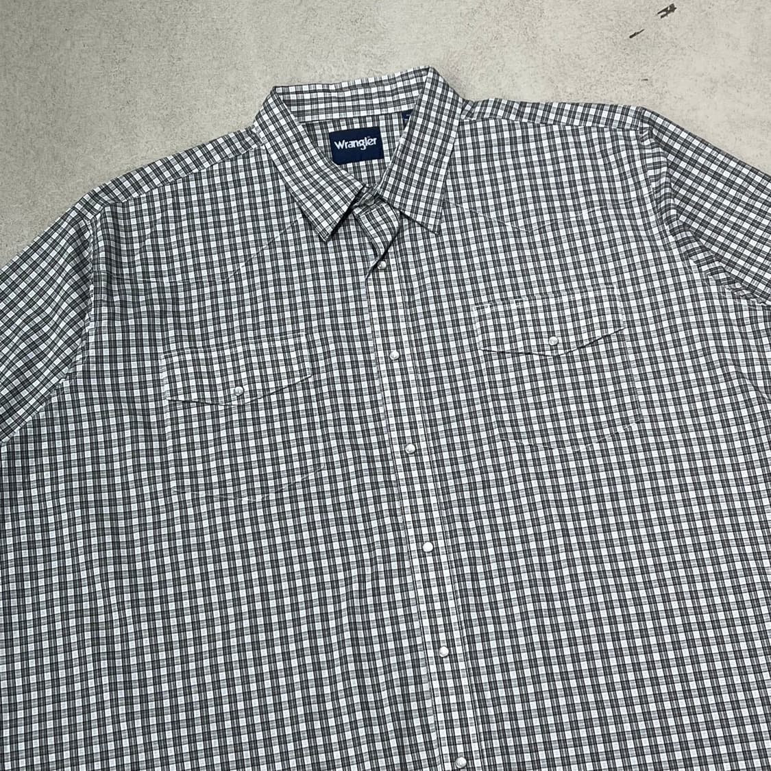 랭글러 체크 하프셔츠 s10518 상품이미지3