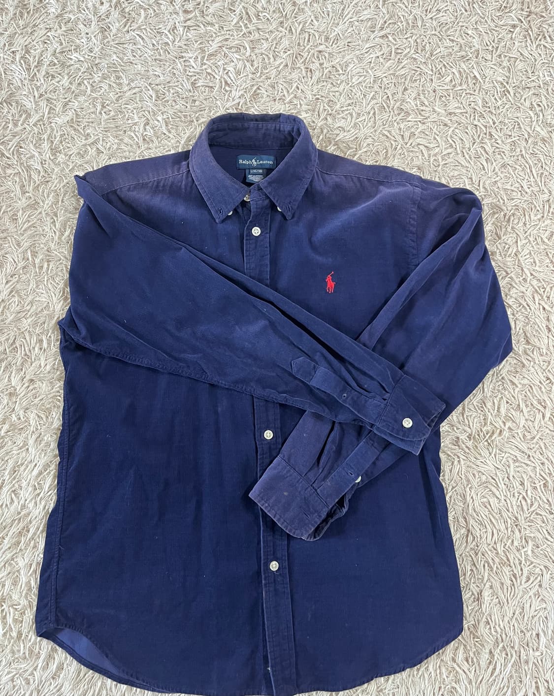 폴로 랄프로렌 코듀로이 셔츠 네이비 상품이미지1