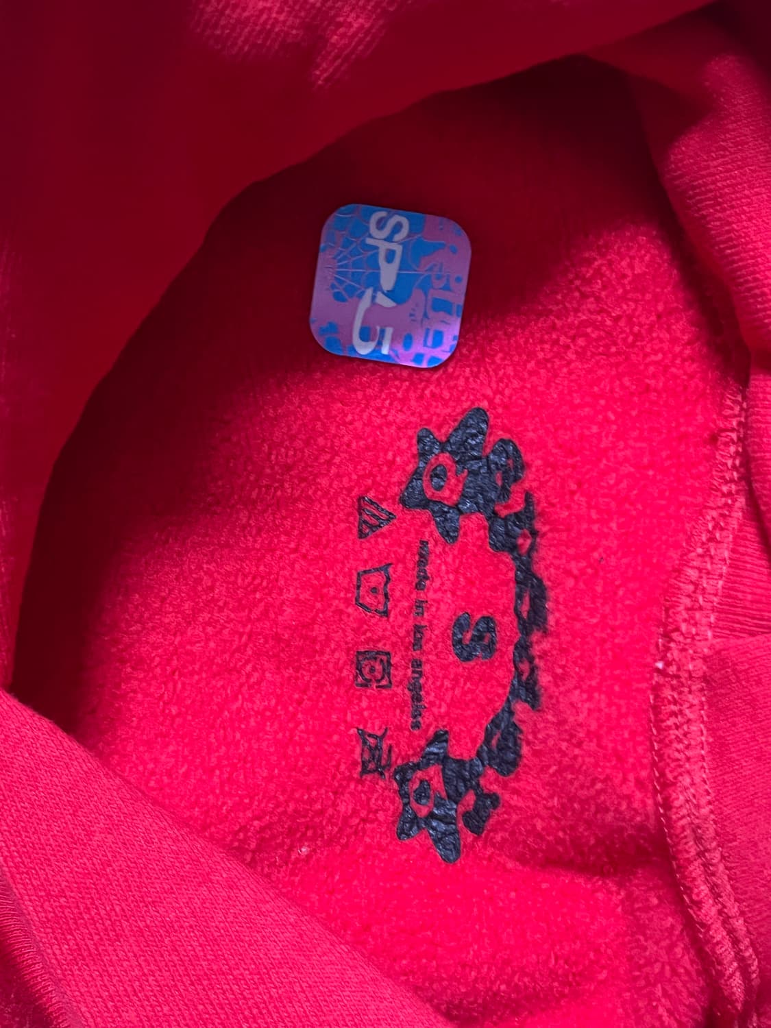 sp5der 후드티 레드 S 상품이미지2