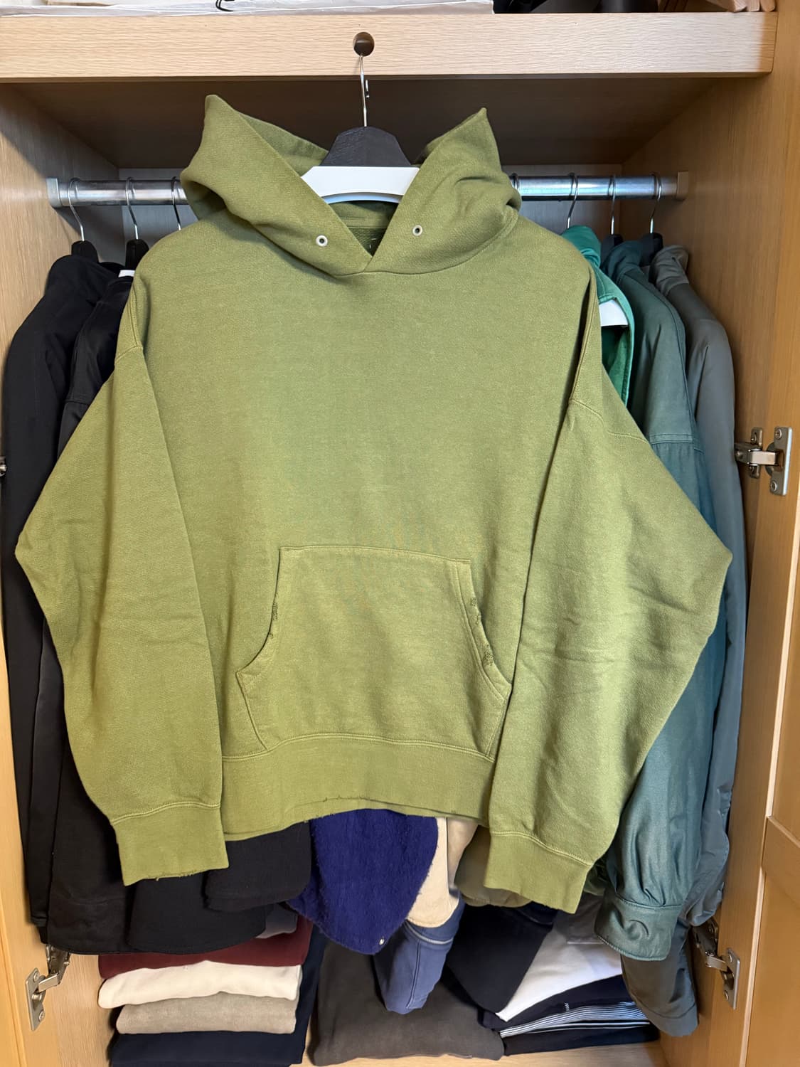 [2] 비즈빔 앰플러스 후드 올리브 상품이미지1