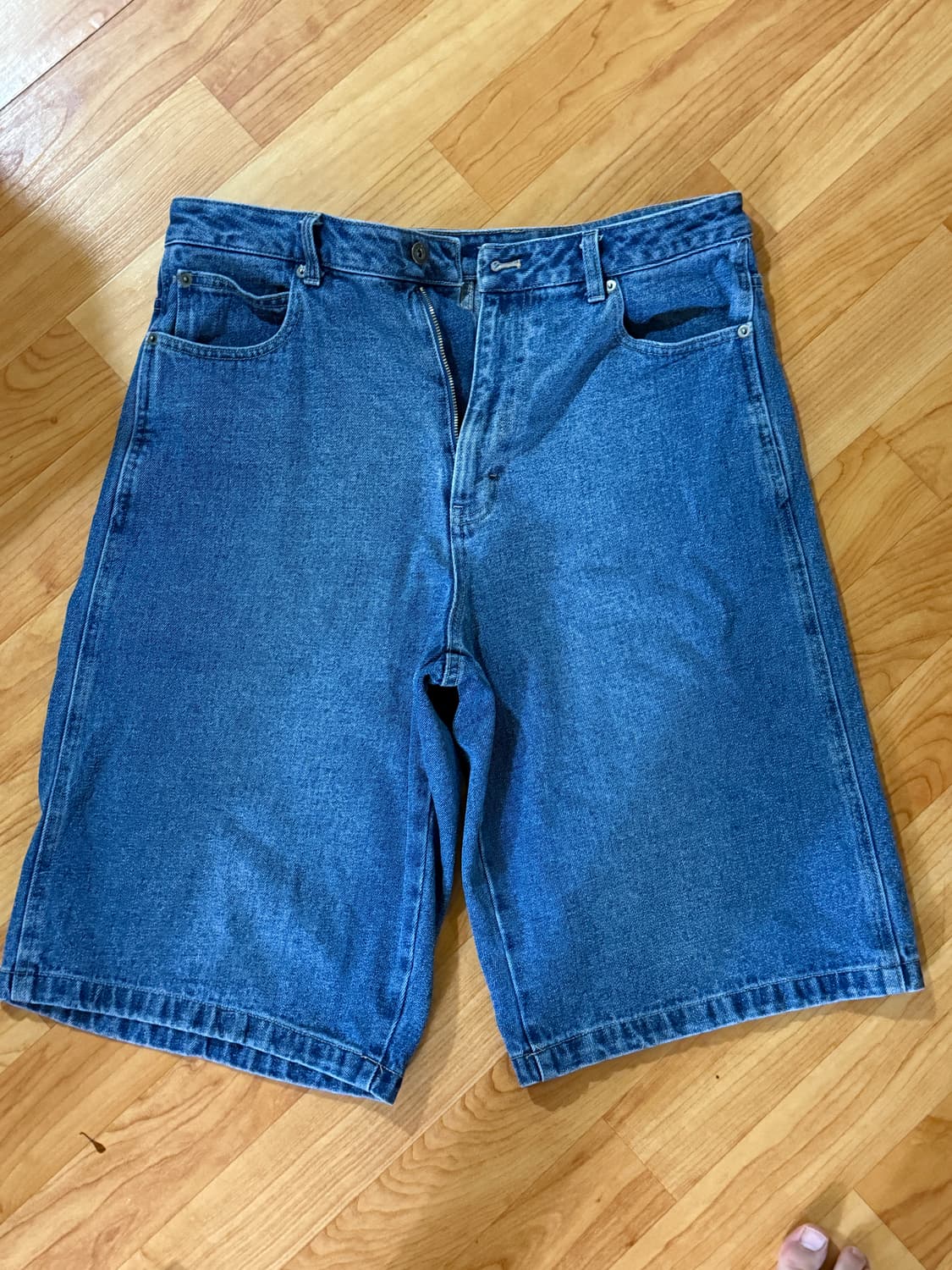 디키즈 웨이브 로고 데님 쇼츠 Medium Blue (32) 상품이미지5