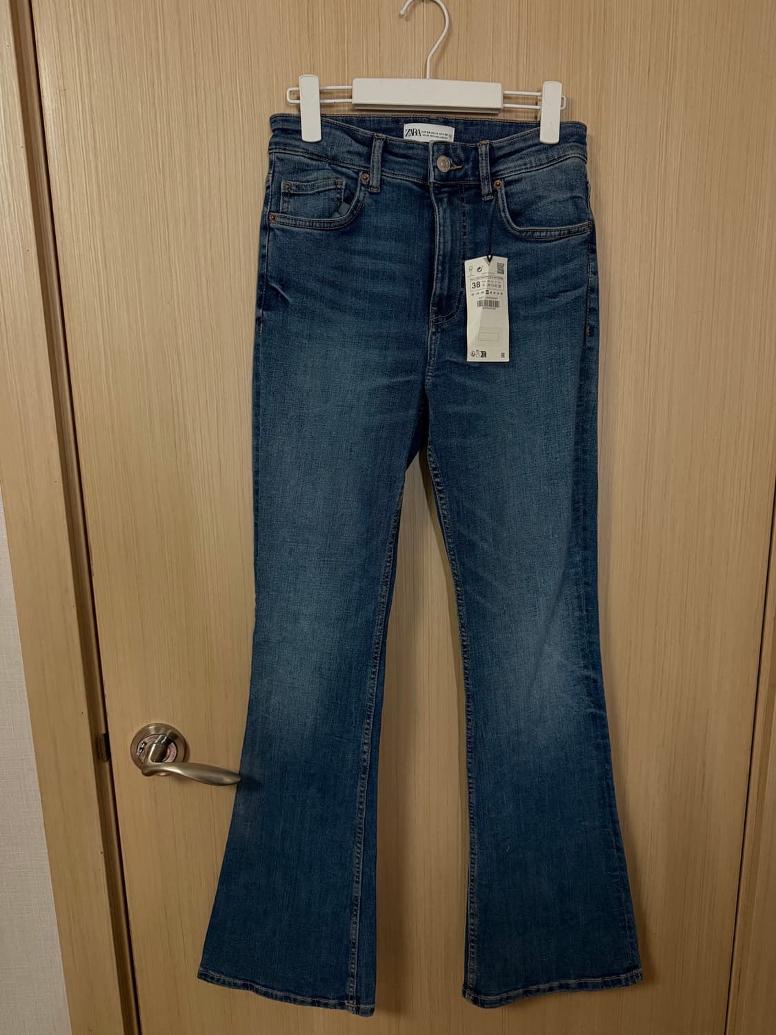 택o,28사이즈) 자라 미드라이즈 부츠컷 데님 팬츠 청바지 상품이미지4