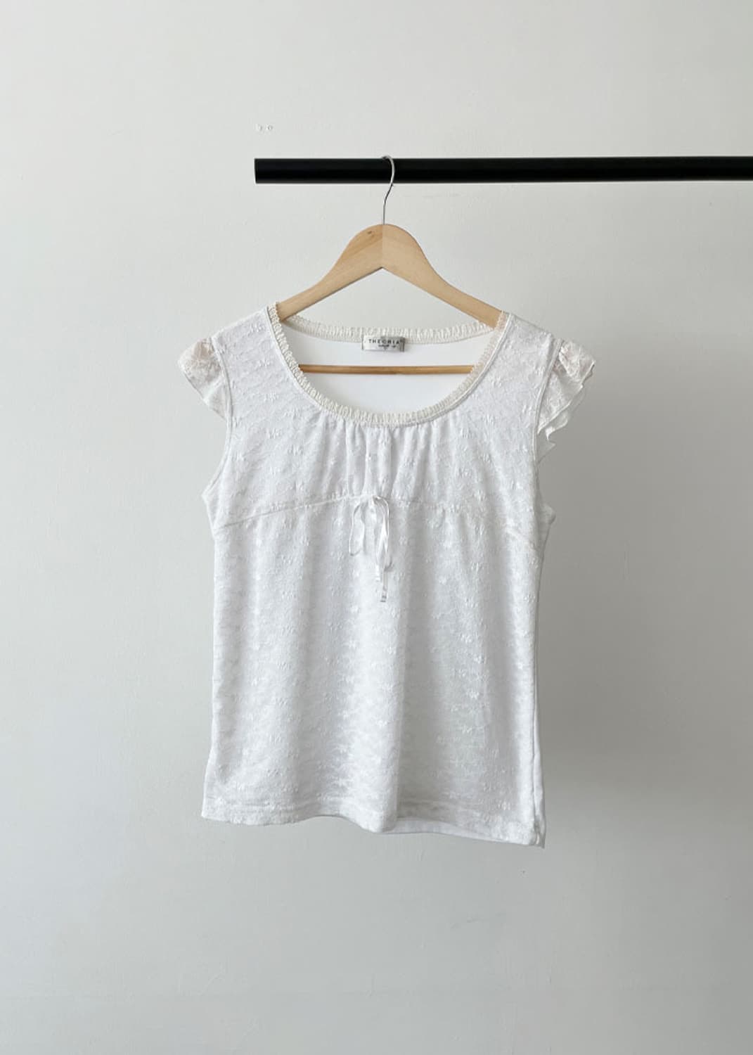 THEORIA lace ribbon top 상품이미지3