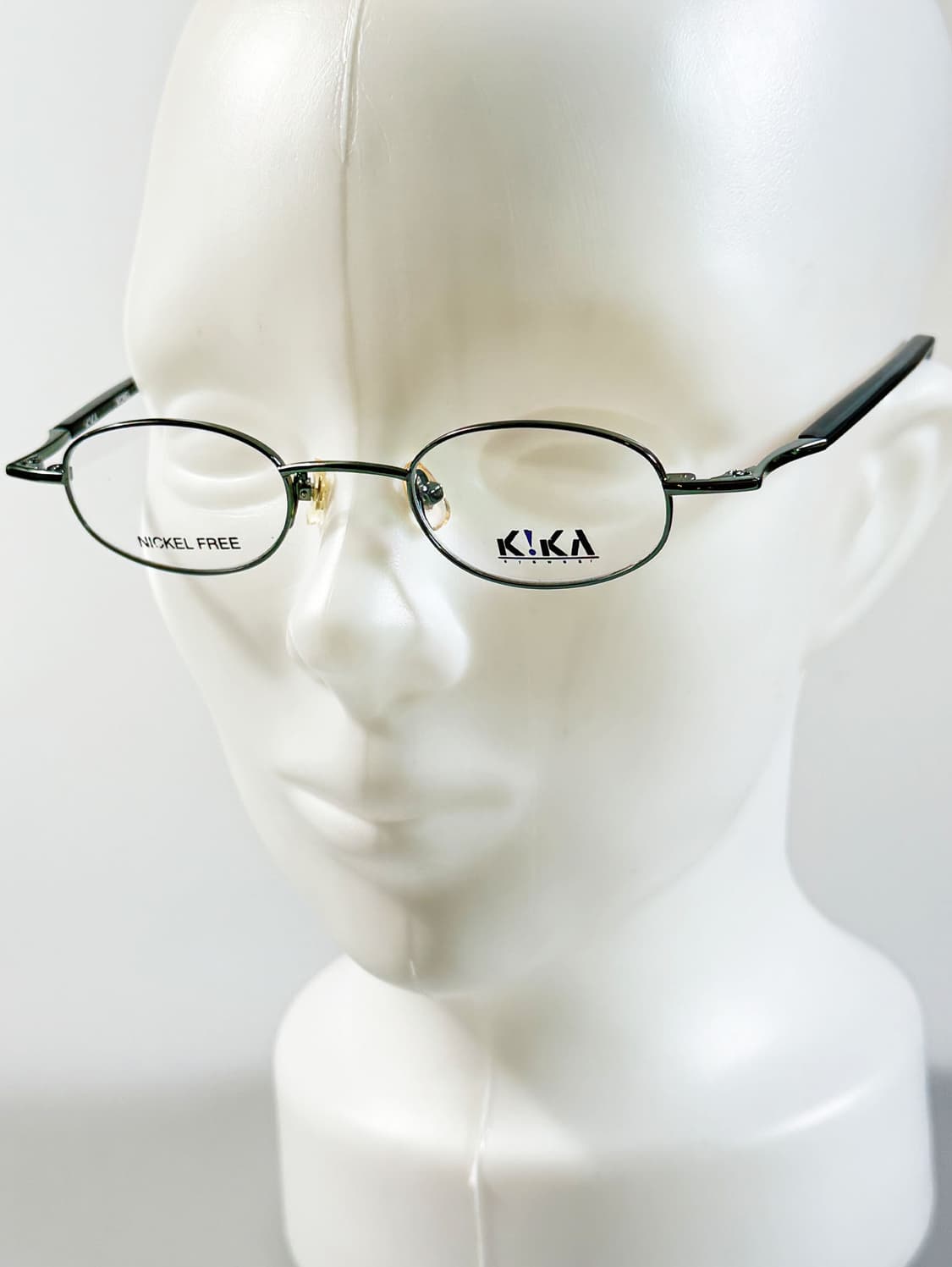 90s KIKA 슬림 오벌 메탈 프레임 빈티지 안경 상품이미지8
