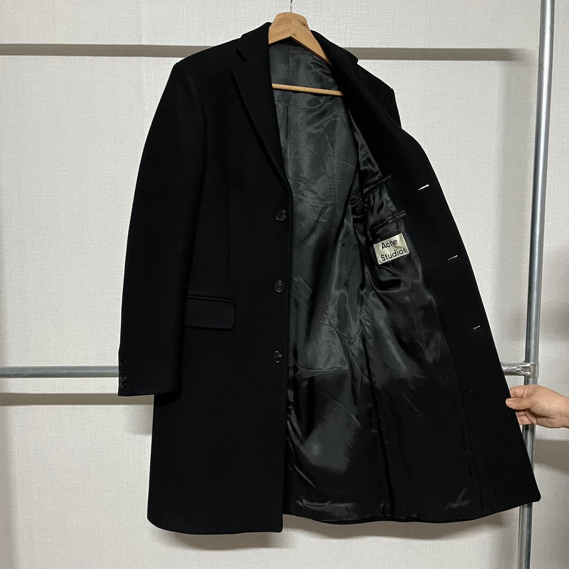 아크네스튜디오 블랙 코트 44 상품이미지9