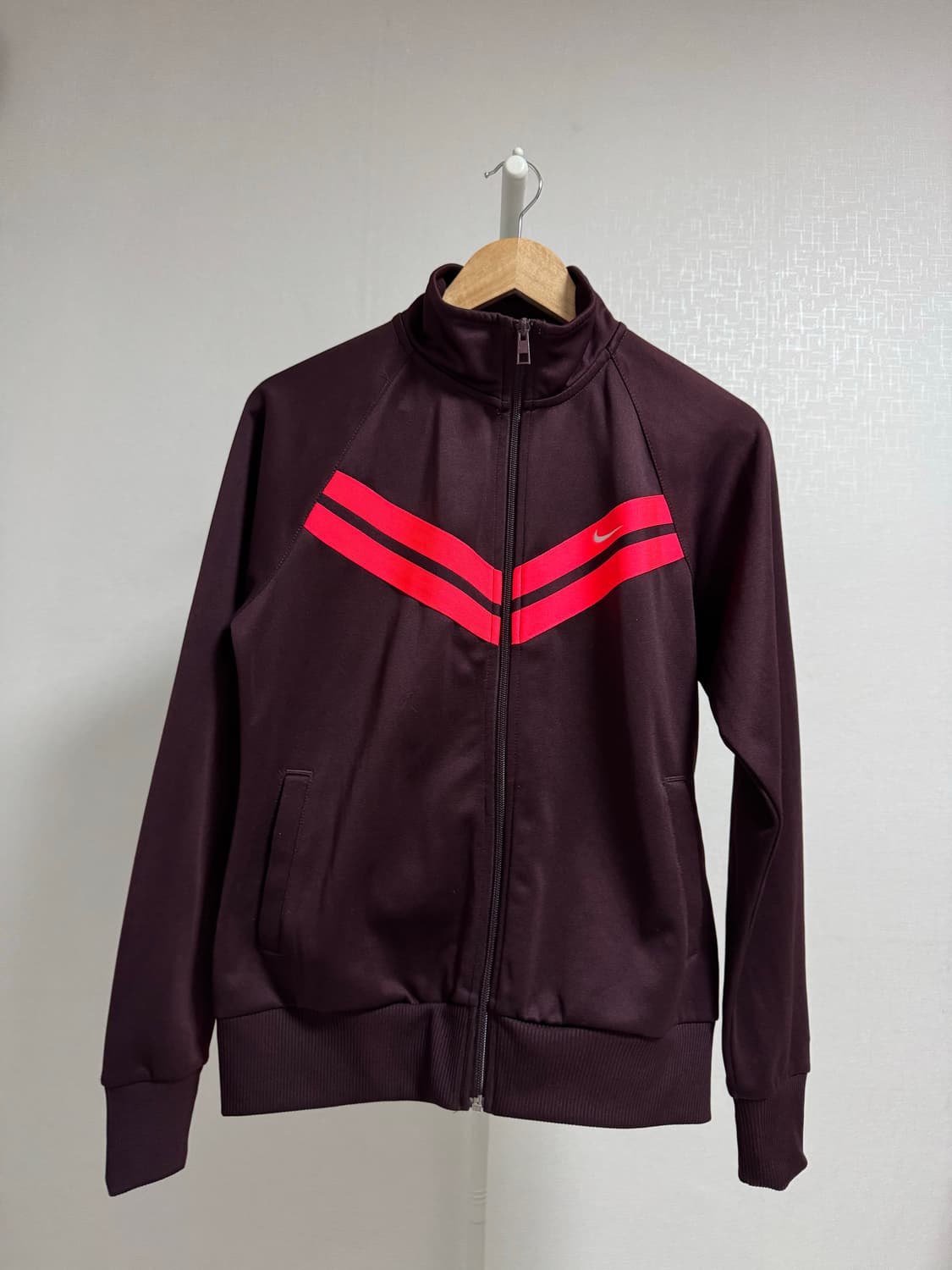 나이키 트랙 져지 자켓 버건디/핑크 M 상품이미지1