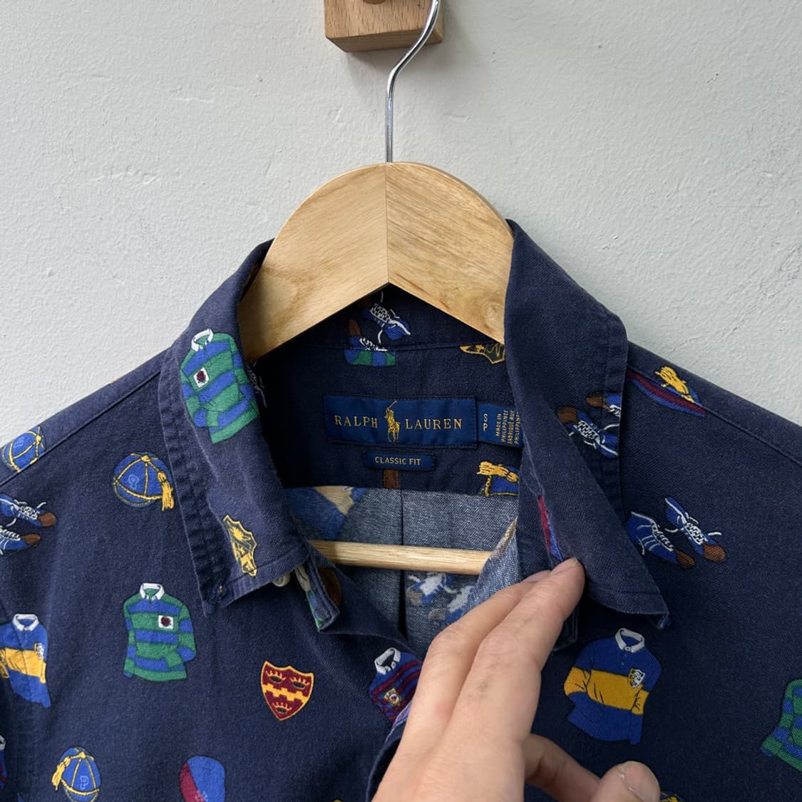 16536 - 폴로 랄프로렌 럭비 모티브 패턴 셔츠 상품이미지3