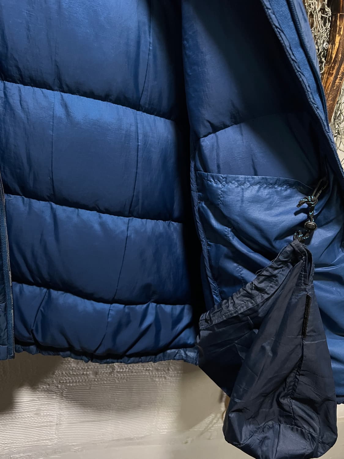 [XL]00's mont-bell 몽벨 PERTEX 패커블 다운 베스트 상품이미지5